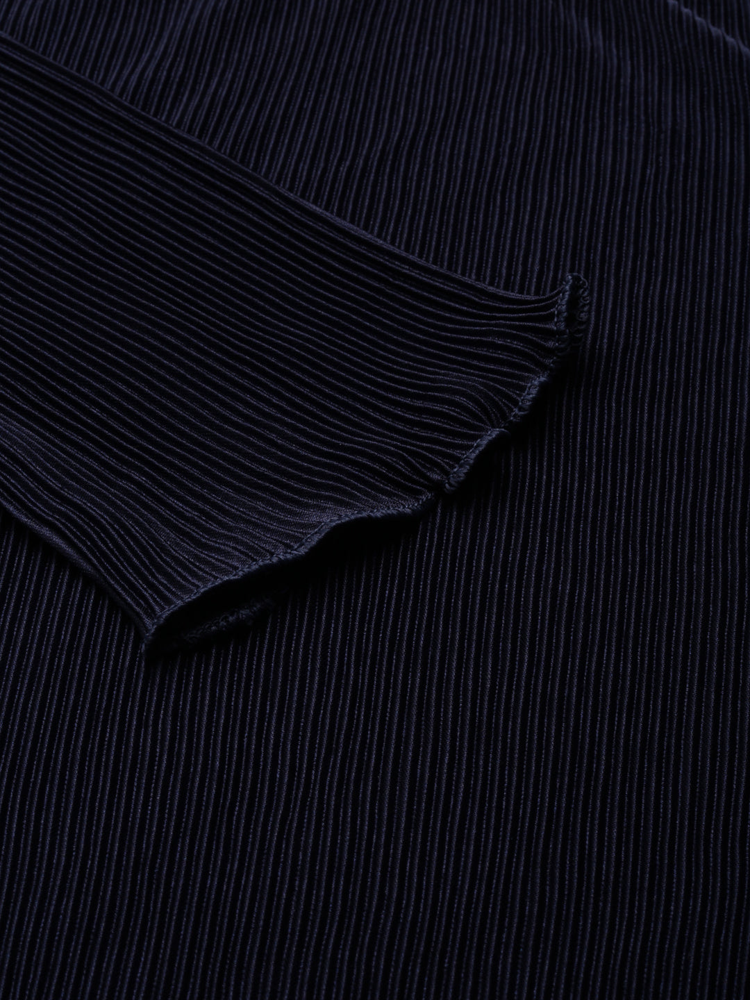 Women's Navy Blue Above Knee Bodycon Satin Dress