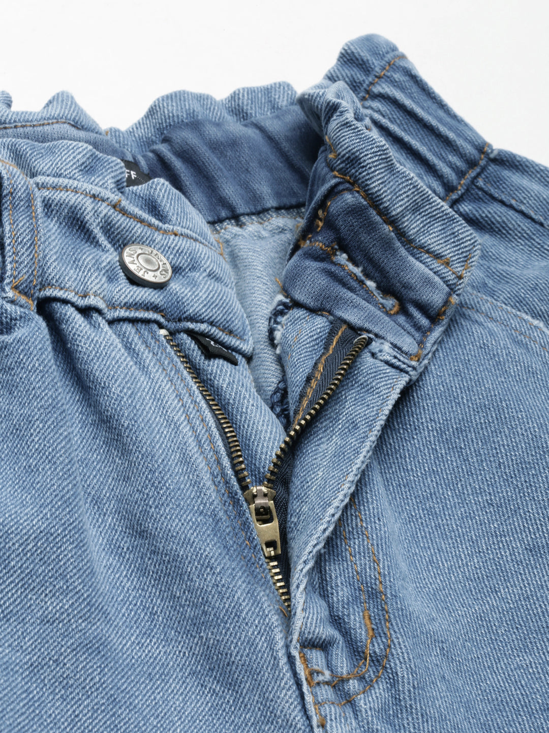 Women's Blue High-Rise Light Fade Light Shade Denim Jeans