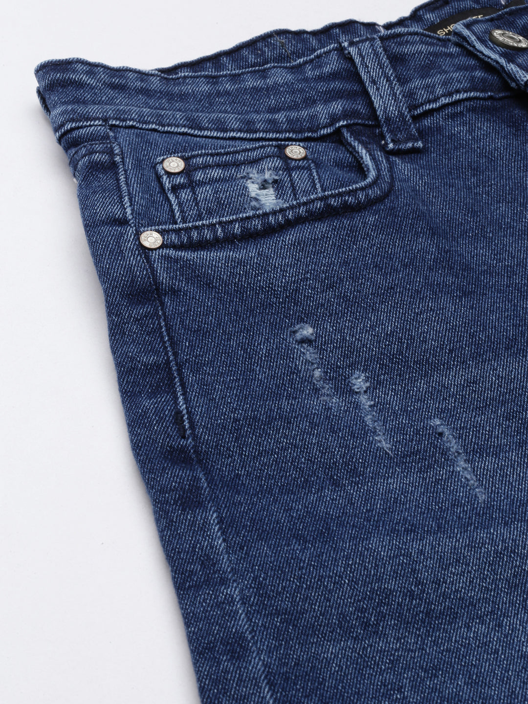 Women's Blue High-Rise Light Fade Acid Wash Denim Jeans