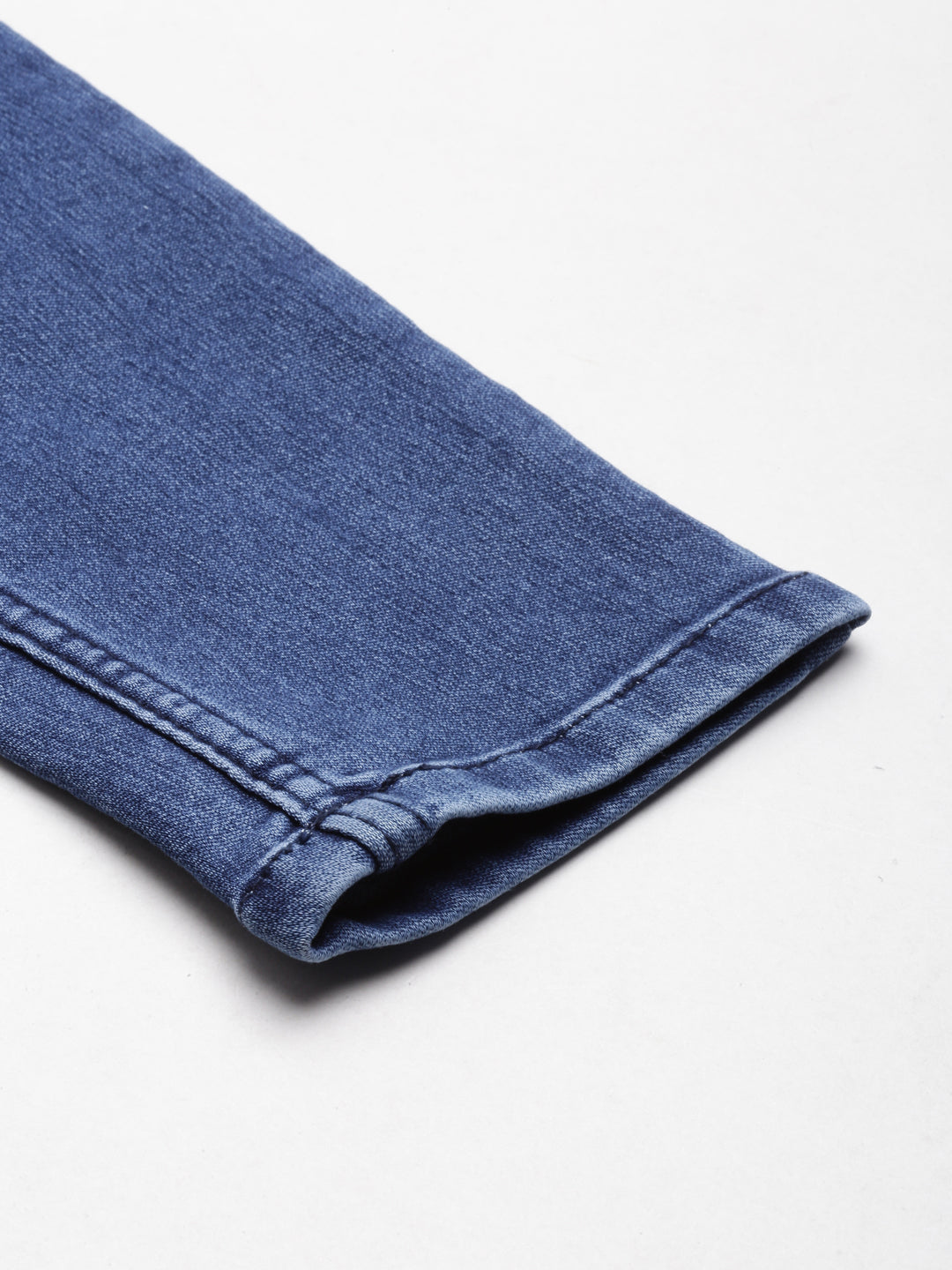 Women's Blue Skinny Fit High-Rise Acid Wash Denim Jeans