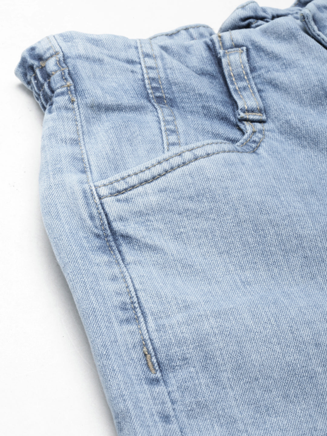 Women's Blue Mid-Rise Heavy Fade Denim Jeans