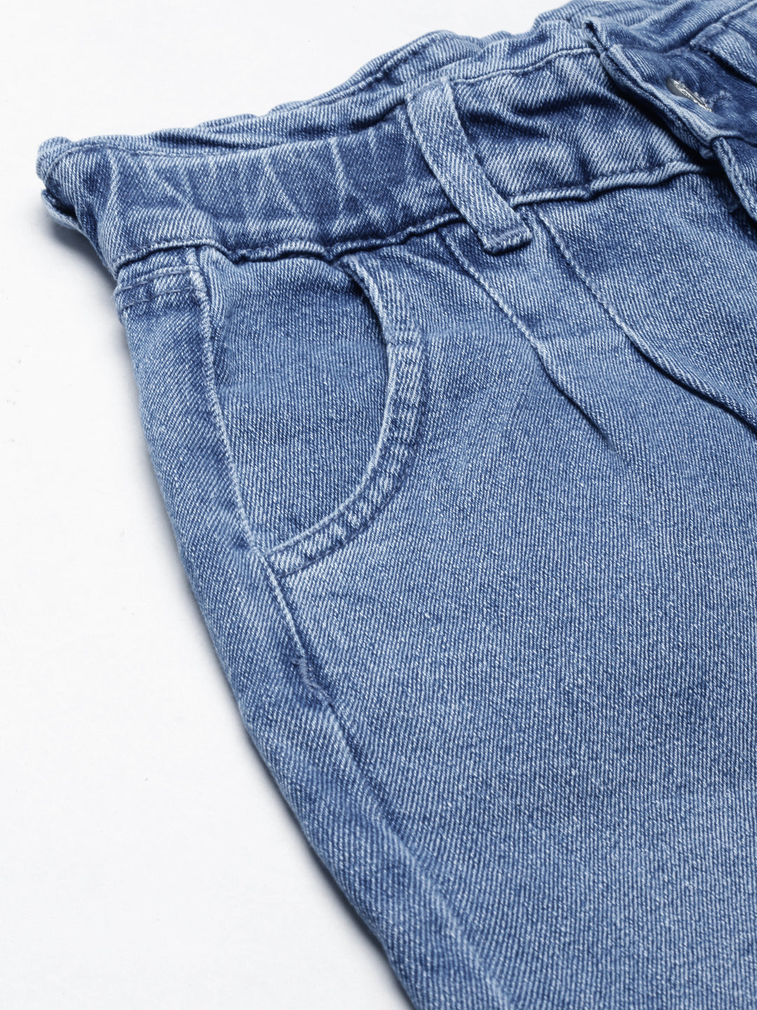 Women's Blue Mid Rise Slim Fit Light Fade Denim Jeans