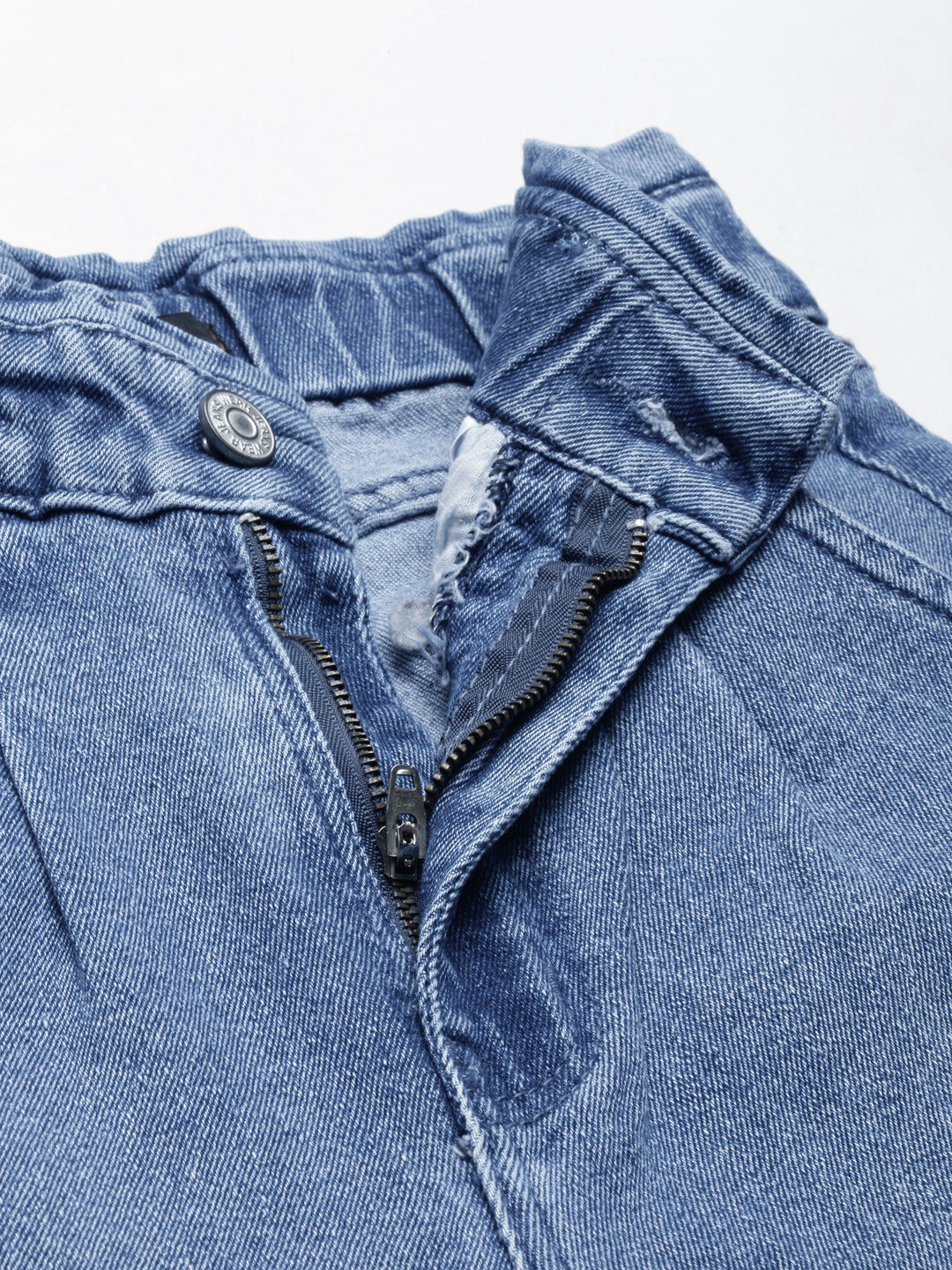 Women's Blue Mid Rise Slim Fit Light Fade Denim Jeans