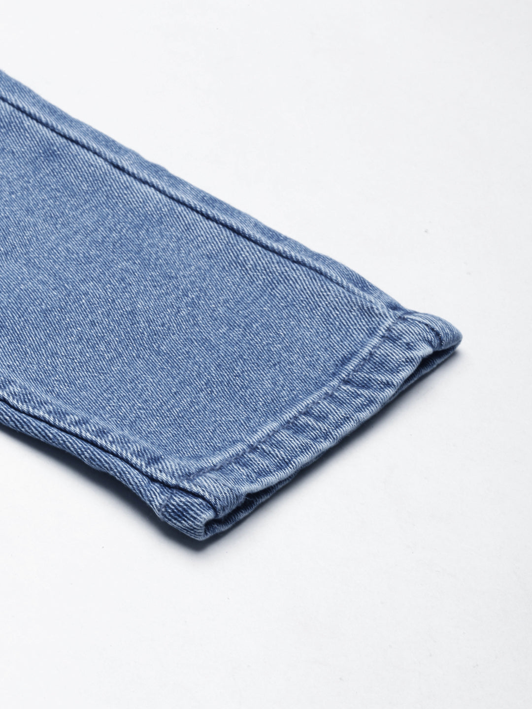 Women's Blue Mid Rise Slim Fit Light Fade Denim Jeans