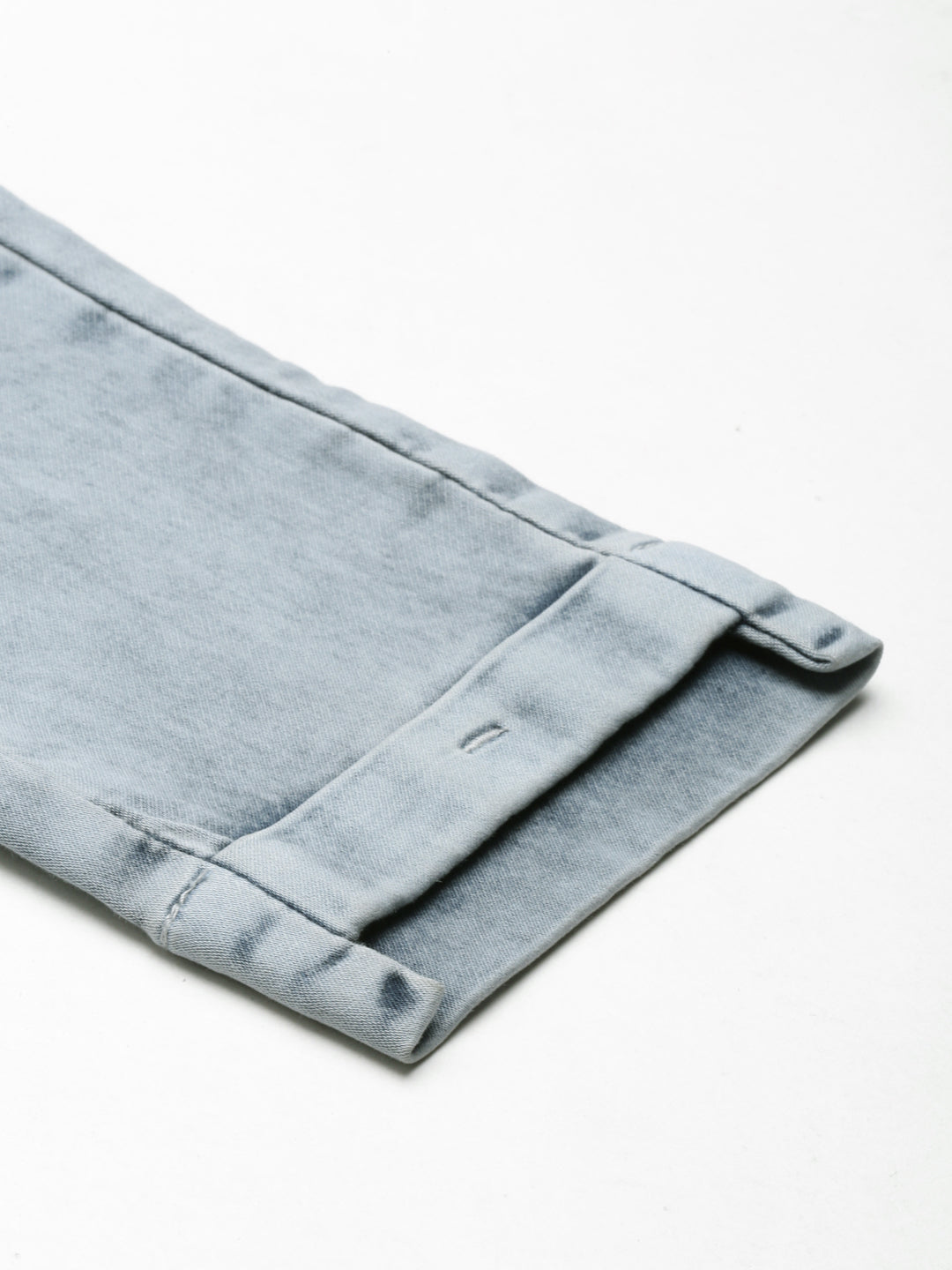 Women's Grey Mid Rise Slim Fit Heavy Fade Acid Wash Denim Jeans