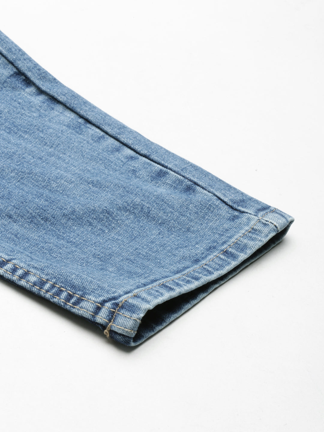 Women's Blue Slim Fit Light Fade Acid Wash Denim Jeans