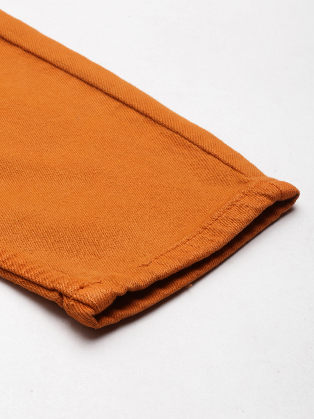 Women's Mustard Mid-Rise Slim Fit Coloured Shade Denim Jeans