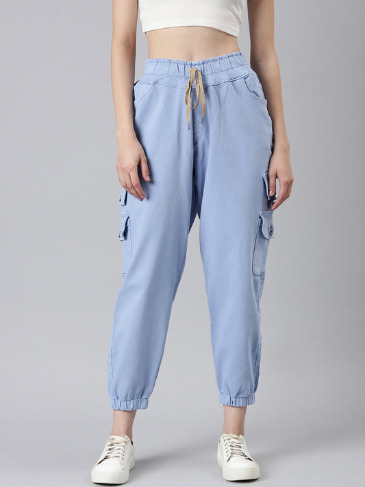 Women's Blue High Rise Jean Denim Jeans