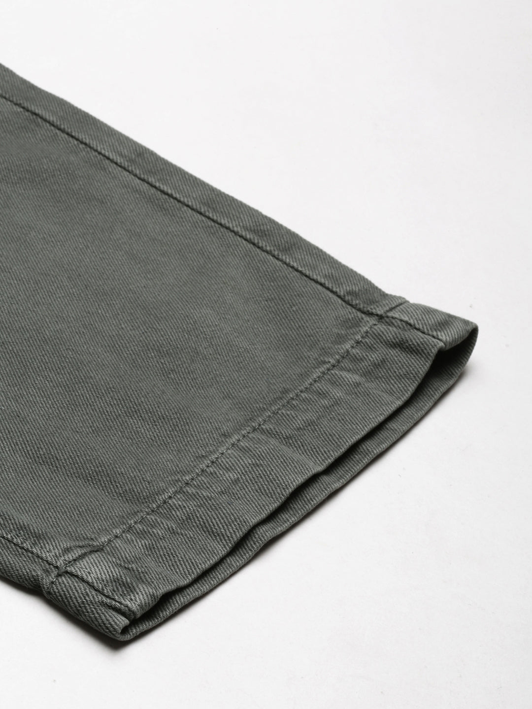 Women's Olive Retro Denims Wide Leg Jeans