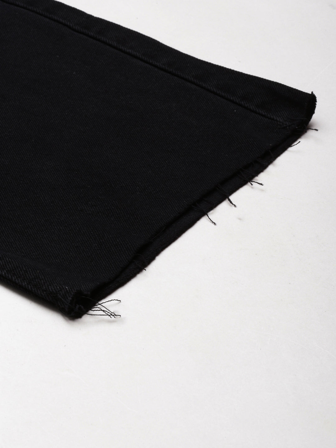 Women's Black High Rise Straight Fit Denim Jeans