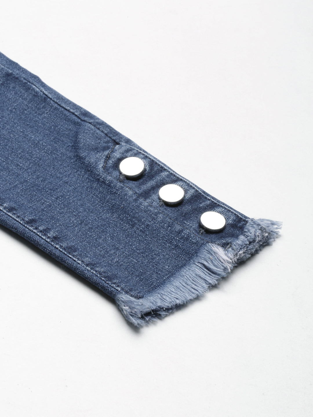 Women's Blue Skinny Fit Light Fade Acid Wash High-Rise Denim Jeans