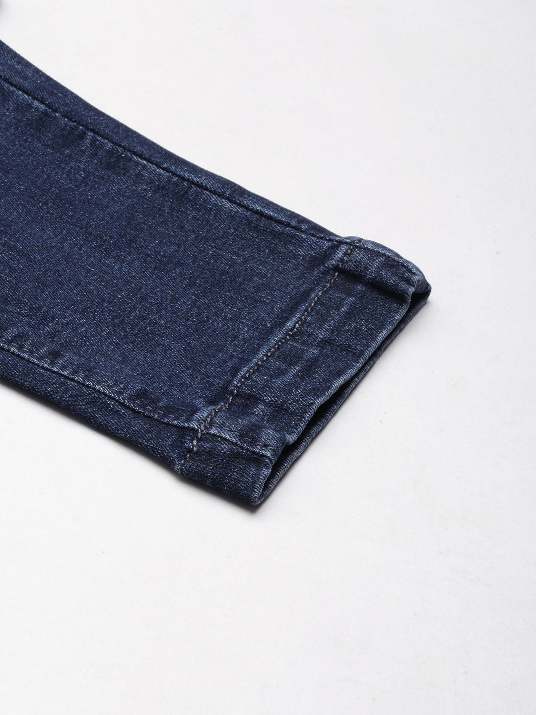 Women's Navy Blue Clean Look Skinny Fit Denim Jeans