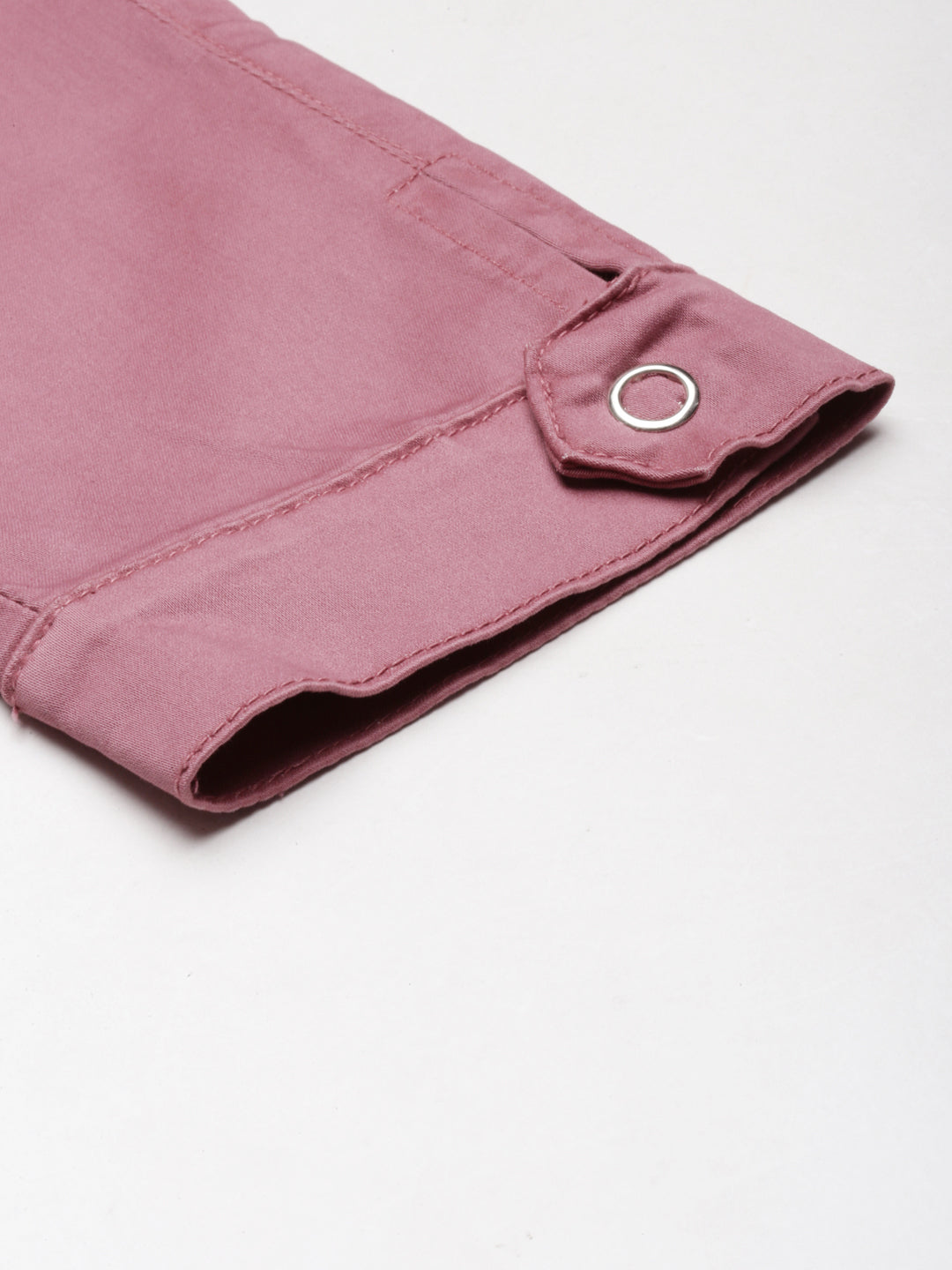 Women's Mauve Mid-Rise Denim Jeans